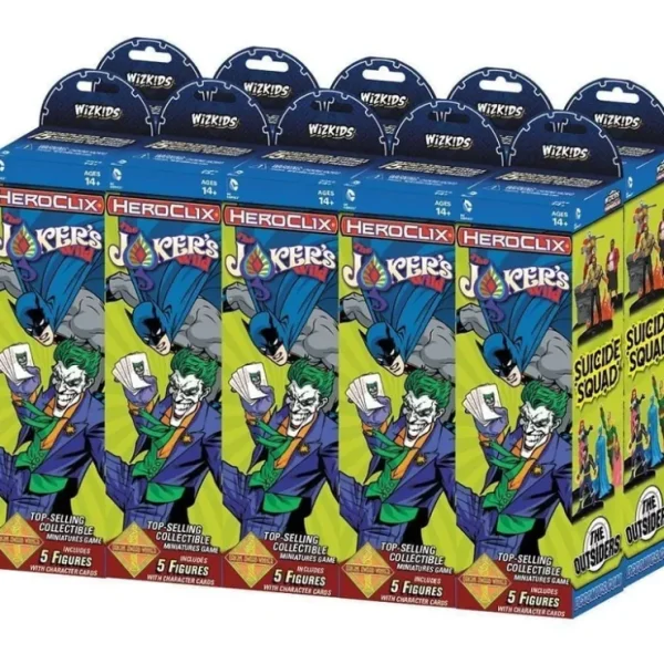 Online The Joker's Wild! (Booster Brick)(10): DC Comics HeroClix WZK 72504 - Miniature Marvels: Airplane Models & Painted Dice Miniature