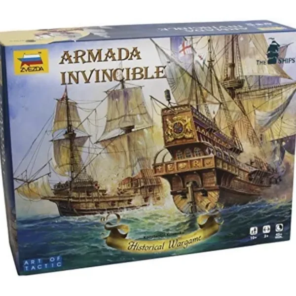 Sale The Ships: Armada Invencible ZVE 6505 - Miniature Marvels: Airplane Models & Painted Dice Board Game