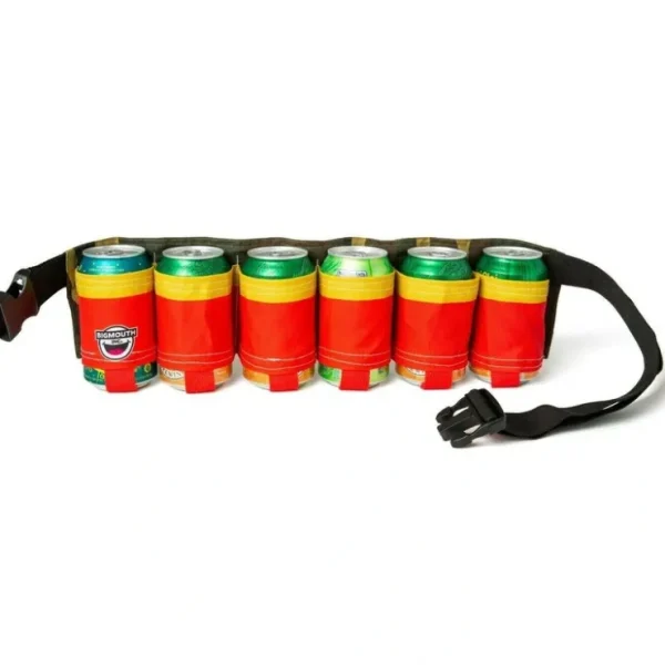 Shop THE SHOTGUN SHELL BEER BELT 6 Pack Beer Holster Bottles or Cans - BigMouth Inc - Miniature Marvels: Airplane Models & Painted Dice Egpull