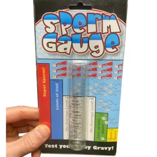 Cheap THE SPERM GAUGE - Test Your Baby Gravy! How is your Semen? Funny Gag Joke Gift - Miniature Marvels: Airplane Models & Painted Dice Egpull