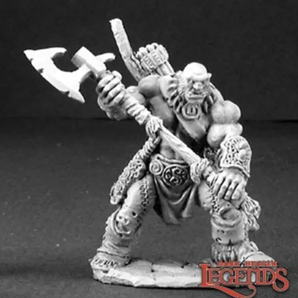 Flash Sale Thelgar Halfblood, Half Orc Barbarian: Dark Heaven Legends RPR 03197 - Miniature Marvels: Airplane Models & Painted Dice Miniature