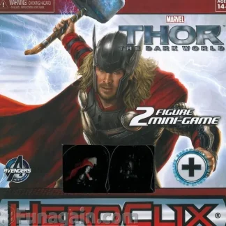 Hot Thor - The Dark World Movie Mini Game: Marvel HeroClix WZK 71078 - Miniature Marvels: Airplane Models & Painted Dice Miniature