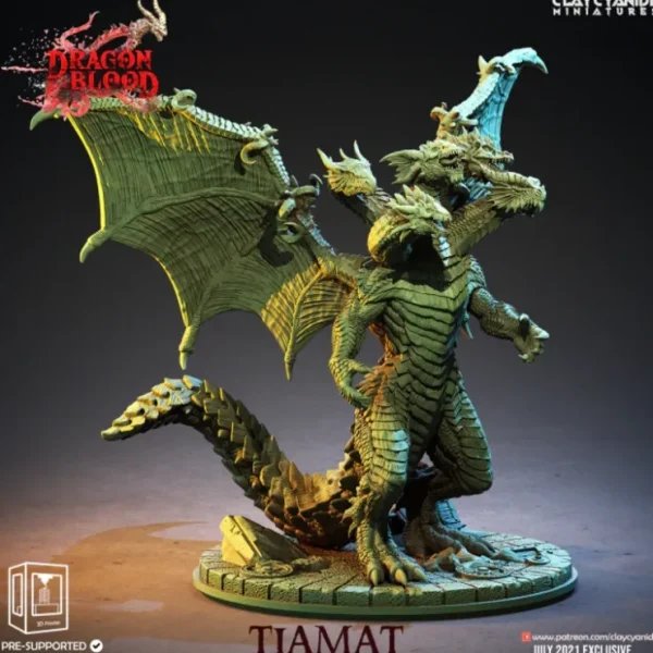 Fashion Tiamat - Miniature Marvels: Airplane Models & Painted Dice Miniature