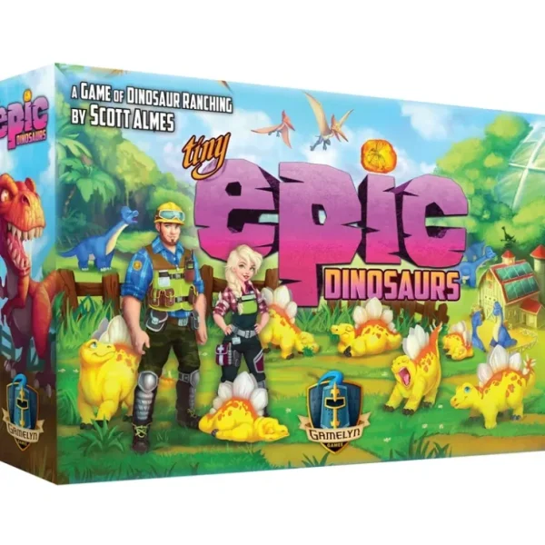 Best Tiny Epic Dinosaurs GLG TEDINO - Miniature Marvels: Airplane Models & Painted Dice Board Game