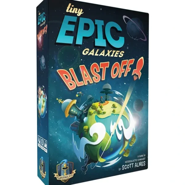 Best Sale Tiny Epic Galaxies: Blast Off GLG TEGBO - Miniature Marvels: Airplane Models & Painted Dice Board Game