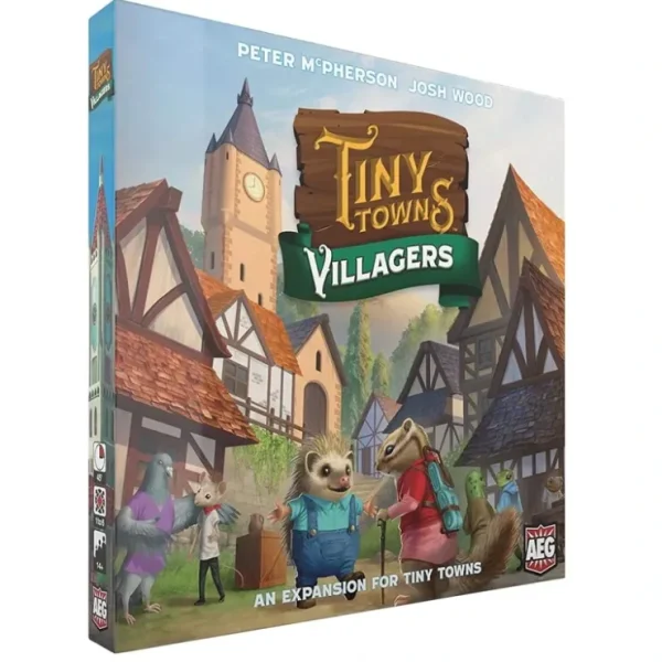 Cheap Tiny Towns: Villagers AEG 7073 - Miniature Marvels: Airplane Models & Painted Dice Board Game
