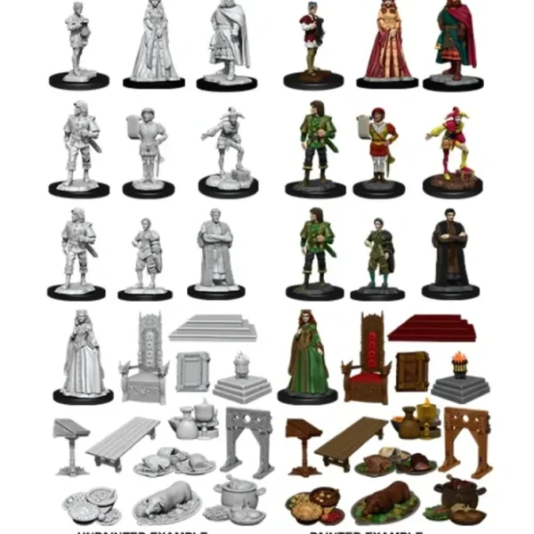 Discount Towns People - Castle: WizKids Deep Cuts WZK 90096 - Miniature Marvels: Airplane Models & Painted Dice Miniature