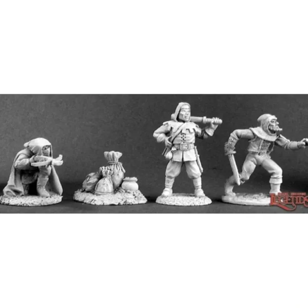 Clearance Townsfolk 4 - Bandits: Dark Heaven Legends RPR 02677 - Miniature Marvels: Airplane Models & Painted Dice Miniature