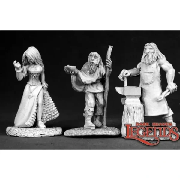 New Townsfolk 2: Dark Heaven Legends RPR 02584 - Miniature Marvels: Airplane Models & Painted Dice Miniature