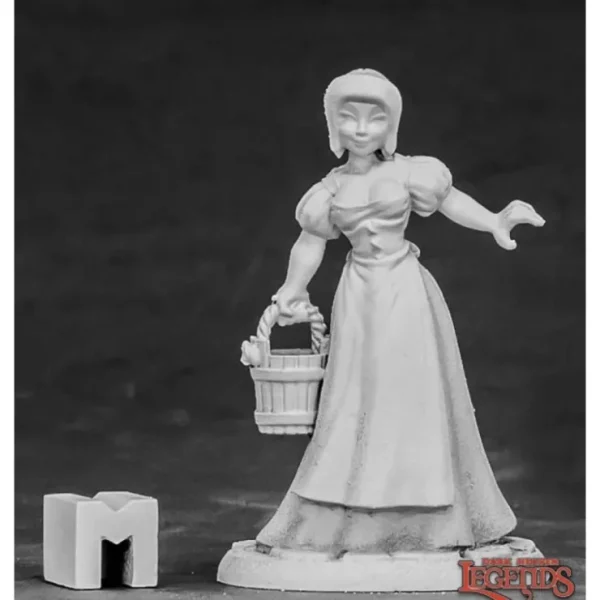 Cheap Townsfolk - Milk Maid: Dark Heaven Legends RPR 03857 - Miniature Marvels: Airplane Models & Painted Dice Miniature