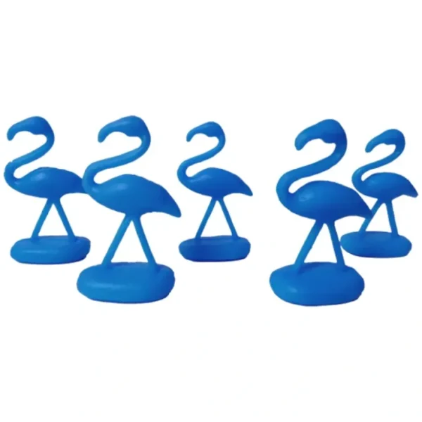 Fashion Trailer Park Wars!: Blue Yard Flamingos (100) GUT 1013 - Miniature Marvels: Airplane Models & Painted Dice Board Game