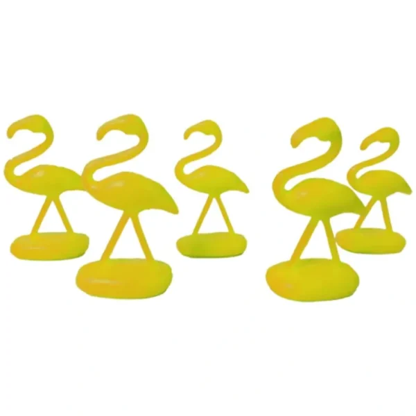 Fashion Trailer Park Wars!: Yellow Yard Flamingos (100) GUT 1011 - Miniature Marvels: Airplane Models & Painted Dice Board Game