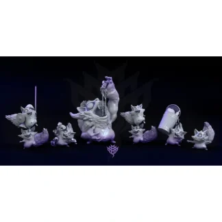 New Trash Panda Celebration - Miniature Marvels: Airplane Models & Painted Dice Miniature