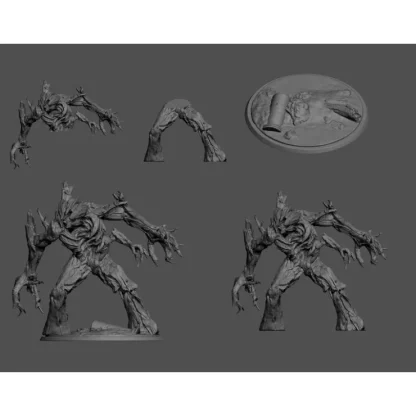 Sale Treant Soldier - Miniature Marvels: Airplane Models & Painted Dice Miniature