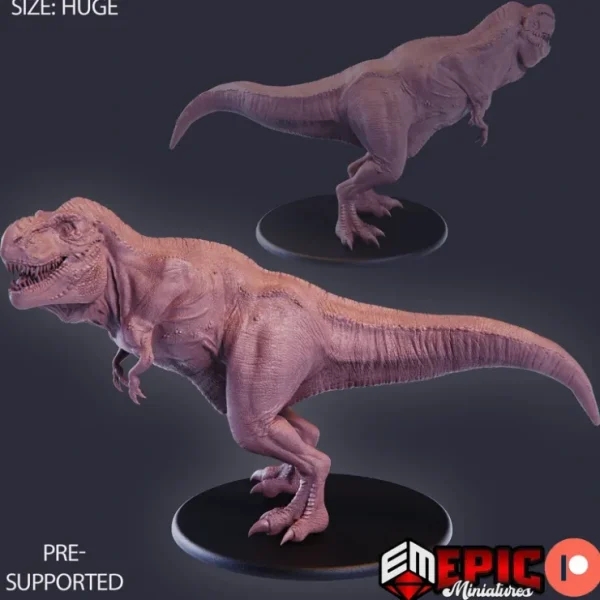 Clearance T-Rex Standing - Miniature Marvels: Airplane Models & Painted Dice Miniature