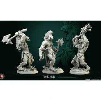 Outlet Troll Male - Miniature Marvels: Airplane Models & Painted Dice Miniature