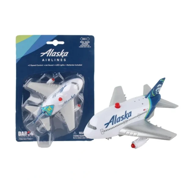 TT990-1 ALASKA AIRLINES PULLBACK W/LIGHT & SOUND - Miniature Marvels: Airplane Models & Painted Dice* Airplane Model