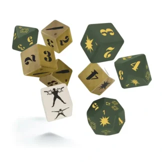 Outlet Twilight: 2000 Dice Set FLF T2K005 - Miniature Marvels: Airplane Models & Painted Dice Dice