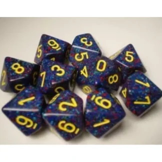 Shop Twilight: Speckled d10 Dice Set (10's) CHX 25166 - Miniature Marvels: Airplane Models & Painted Dice Dice