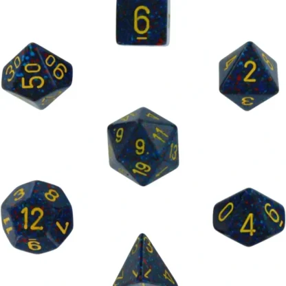 Sale Twilight: Speckled Polyhedral Dice Set (7's) CHX 2536 - Miniature Marvels: Airplane Models & Painted Dice Dice