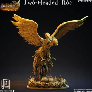 New Two-Headed Roc - Miniature Marvels: Airplane Models & Painted Dice Miniature