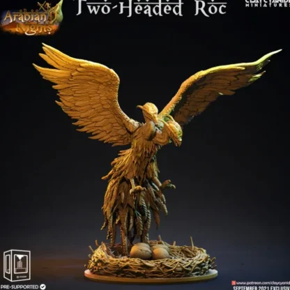 New Two-Headed Roc - Miniature Marvels: Airplane Models & Painted Dice Miniature