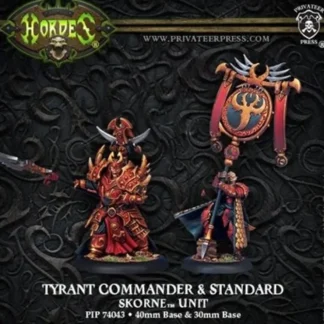 Store Tyrant Commander and Standard: Skorne - Unit PIP 74043 - Miniature Marvels: Airplane Models & Painted Dice Miniature