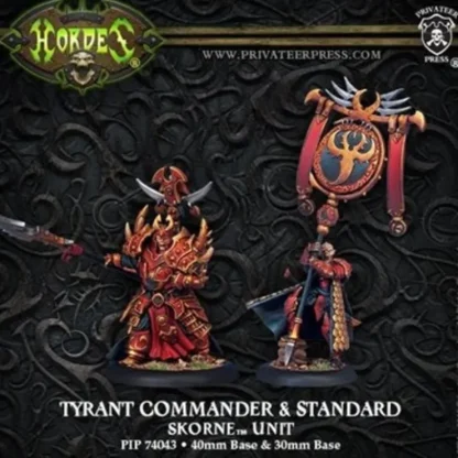 Store Tyrant Commander and Standard: Skorne - Unit PIP 74043 - Miniature Marvels: Airplane Models & Painted Dice Miniature