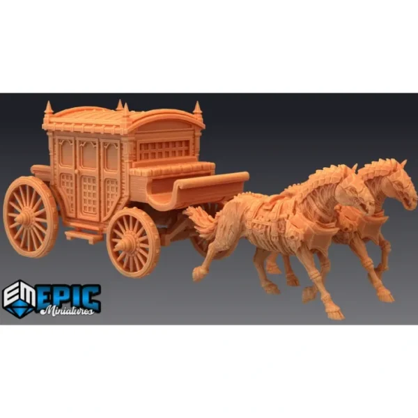 Best Sale Undead Horse-Drawn Carriage - Miniature Marvels: Airplane Models & Painted Dice Miniature