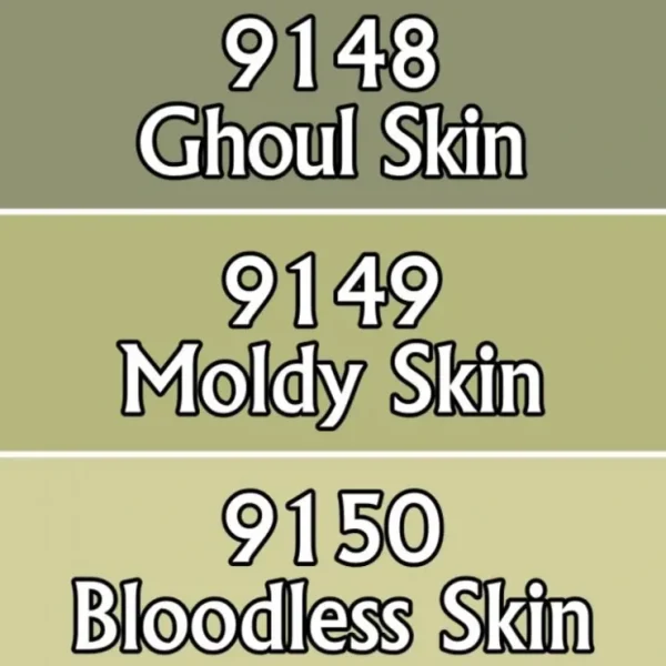 Best Undead Skin Tones: MSP Triads RPR 09750 - Miniature Marvels: Airplane Models & Painted Dice Paint