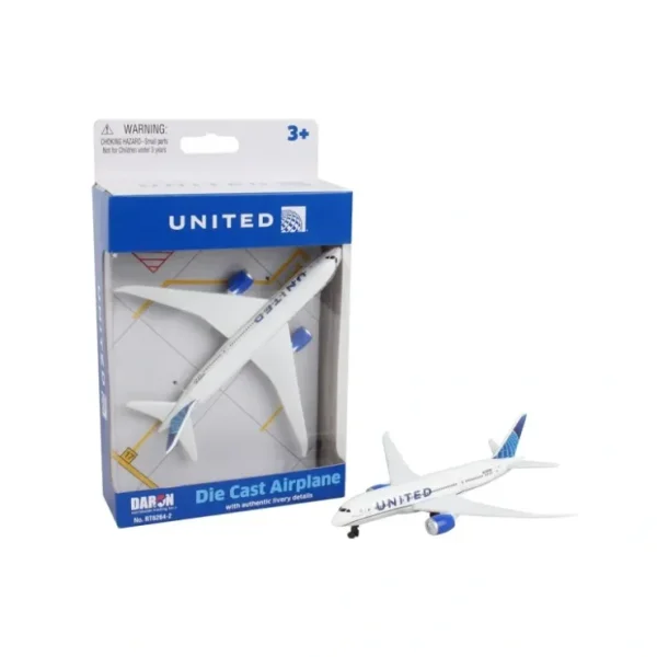Online United Single Plane - Miniature Marvels: Airplane Models & Painted Dice Airplane Model
