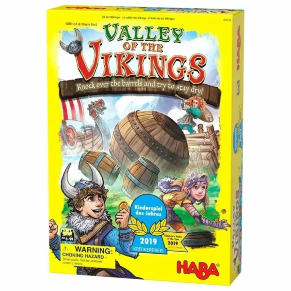 Hot Valley of the Vikings HAB 305338 - Miniature Marvels: Airplane Models & Painted Dice Board Game