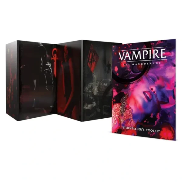 Cheap Vampire: The Masquerade 5th Edition: Storyteller Screen and Toolkit RGS 09385 - Miniature Marvels: Airplane Models & Painted Dice Role-playing Game