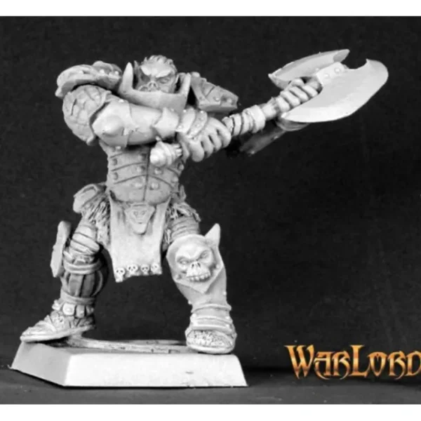 New Varaug, Orc Warlord (Alternate Sculpt): Warlord RPR 14536 - Miniature Marvels: Airplane Models & Painted Dice Miniature