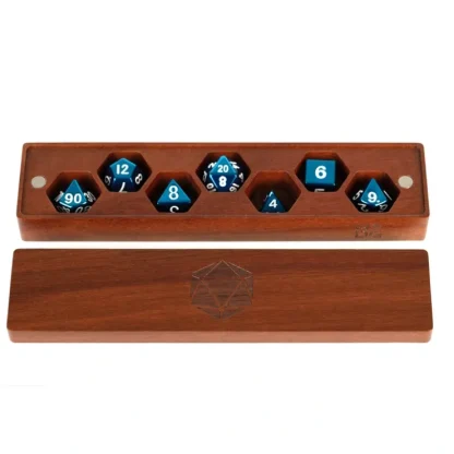 Store Vault Wooden Dice Case: Purple Heart MET 816 - Miniature Marvels: Airplane Models & Painted Dice Dice