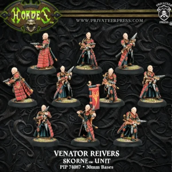 Sale Venator Reivers: Skorne - Unit PIP 74087 - Miniature Marvels: Airplane Models & Painted Dice Miniature