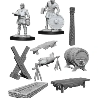 Clearance Vikings Set: WizKids Deep Cuts WZK 90175 - Miniature Marvels: Airplane Models & Painted Dice Miniature