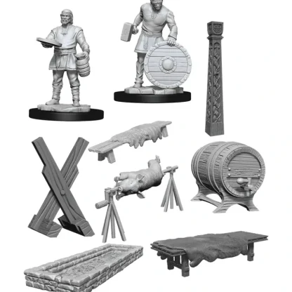 Clearance Vikings Set: WizKids Deep Cuts WZK 90175 - Miniature Marvels: Airplane Models & Painted Dice Miniature