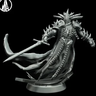 New Vile Knight Commanding - Miniature Marvels: Airplane Models & Painted Dice Miniature