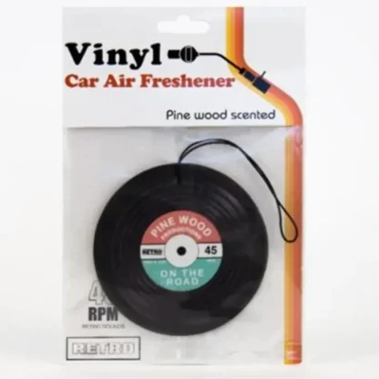 New Vinyl Record Music Car Air Freshener (Pine Wood Scent) Fun Retro Look! - Miniature Marvels: Airplane Models & Painted Dice Egpull