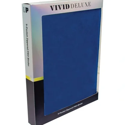 Cheap Vivid Deluxe 9-Pocket Zippered PRO-Binder: Blue - Miniature Marvels: Airplane Models & Painted Dice Accessories