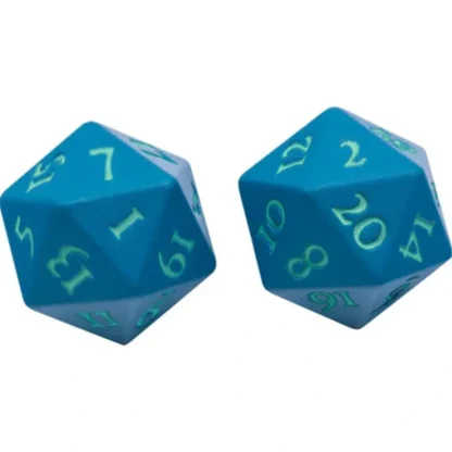 Shop Vivid Heavy Metal Dice: Teal (2d20) - Miniature Marvels: Airplane Models & Painted Dice Accessories