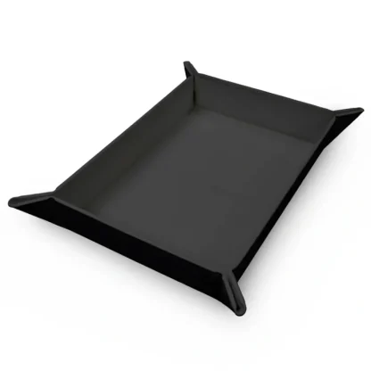 Discount Vivid Magnetic Foldable Dice Tray: Black - Miniature Marvels: Airplane Models & Painted Dice Accessories