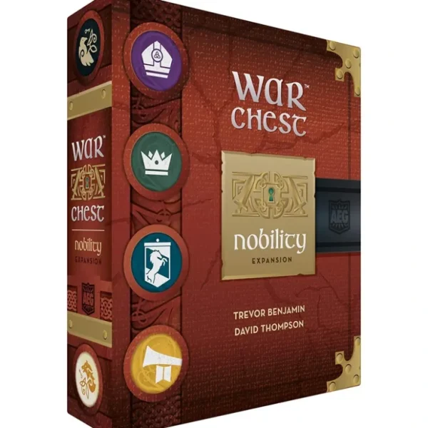 Outlet War Chest: Nobility Expansion AEG 7070 - Miniature Marvels: Airplane Models & Painted Dice Board Game