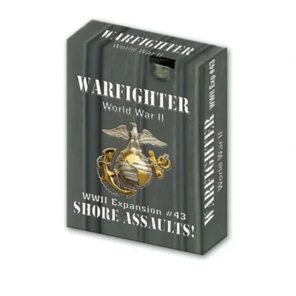 Sale Warfighter WWII Expansion 43: Shore Assaults DV1 036AZ - Miniature Marvels: Airplane Models & Painted Dice Board Game