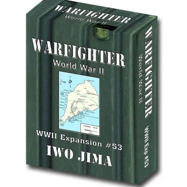 Best Warfighter WWII Expansion 53: Iwo Jima DV1 036BJ - Miniature Marvels: Airplane Models & Painted Dice Board Game