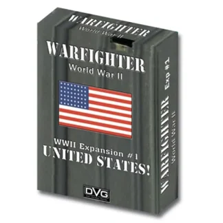 Best Warfighter WWII Expansion 1: USA #1 DV1 036A - Miniature Marvels: Airplane Models & Painted Dice Board Game