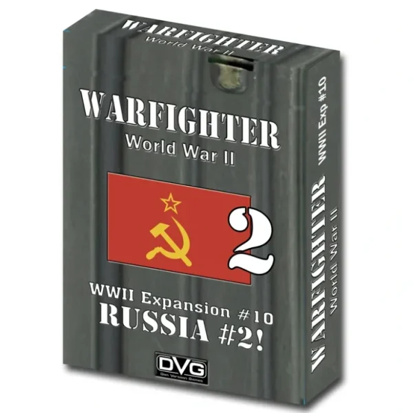 Clearance Warfighter WWII Expansion 10: Russia #2 DV1 036J - Miniature Marvels: Airplane Models & Painted Dice Board Game