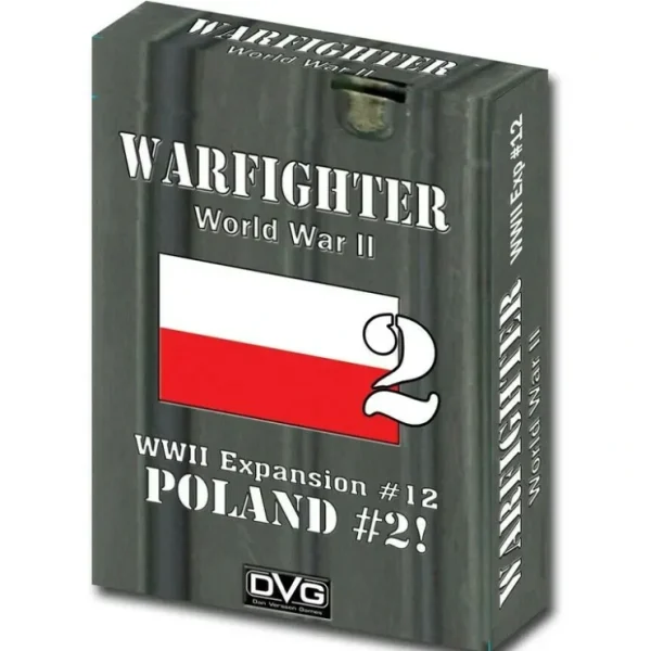 Clearance Warfighter WWII Expansion 12: Poland #2 DV1 036L - Miniature Marvels: Airplane Models & Painted Dice Board Game