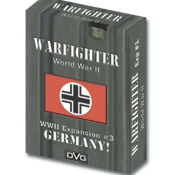 Hot Warfighter WWII Expansion 3: Germany #1 DV1 036C - Miniature Marvels: Airplane Models & Painted Dice Board Game